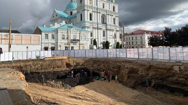 Раскопки в центре Гродно - Sputnik Беларусь