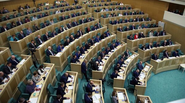 Парламентские слушания по федеральному бюджету в Совете Федерации - Sputnik Беларусь
