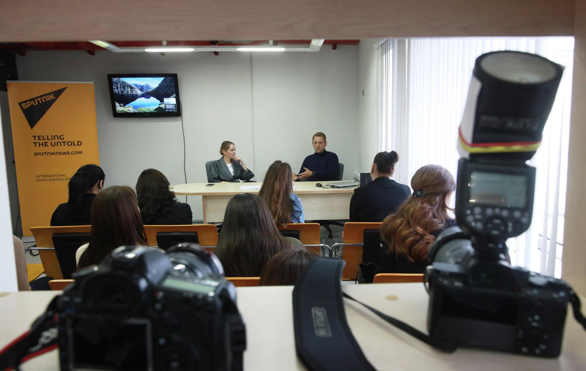 Молодые журналисты из СНГ стали участниками проекта SputnikPro - Sputnik Беларусь, 1920, 04.10.2022