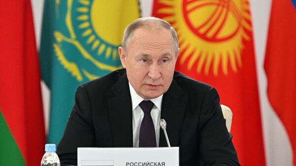 Визит президента РФ В. Путина в Казахстан  - Sputnik Беларусь