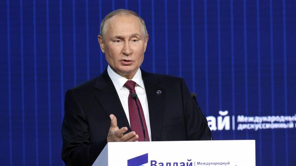 Выступление Путина на пленарной сессии клуба Валдай - трансляция - Sputnik Беларусь