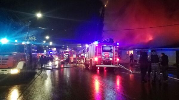 Пожар в ночном клубе в Костроме - Sputnik Беларусь