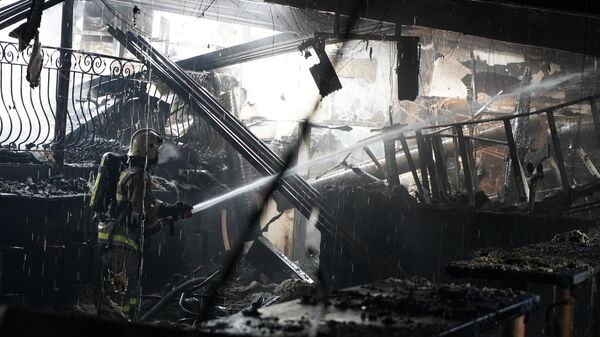 Последствия пожара в ночном клубе в Костроме - Sputnik Беларусь