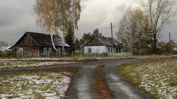Снег в деревне - Sputnik Беларусь