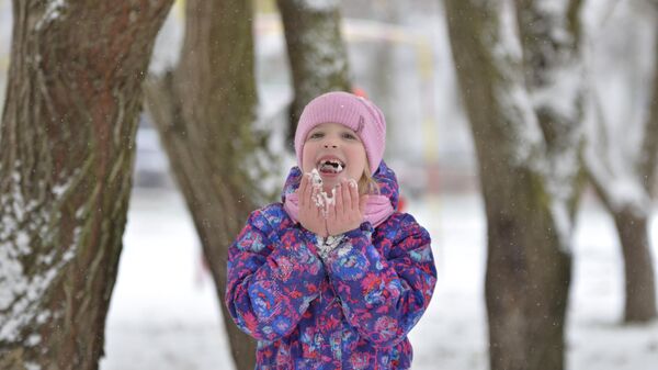 Снег в городе - Sputnik Беларусь
