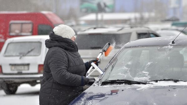 Снег в городе - Sputnik Беларусь