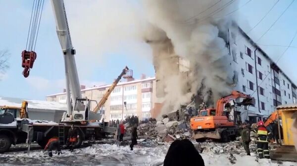 Взрыв в жилом доме на Сахалине - Sputnik Беларусь