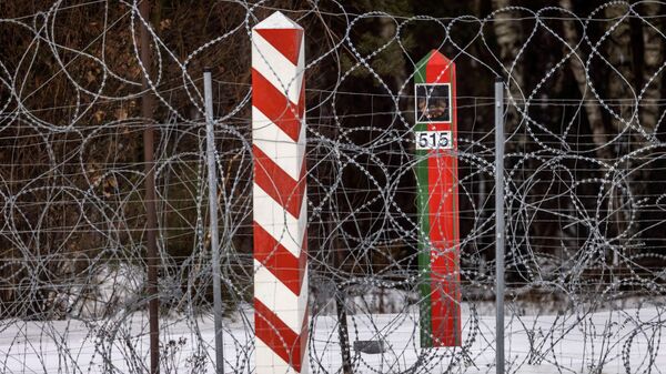 Столбы на белорусско-польской границе - Sputnik Беларусь