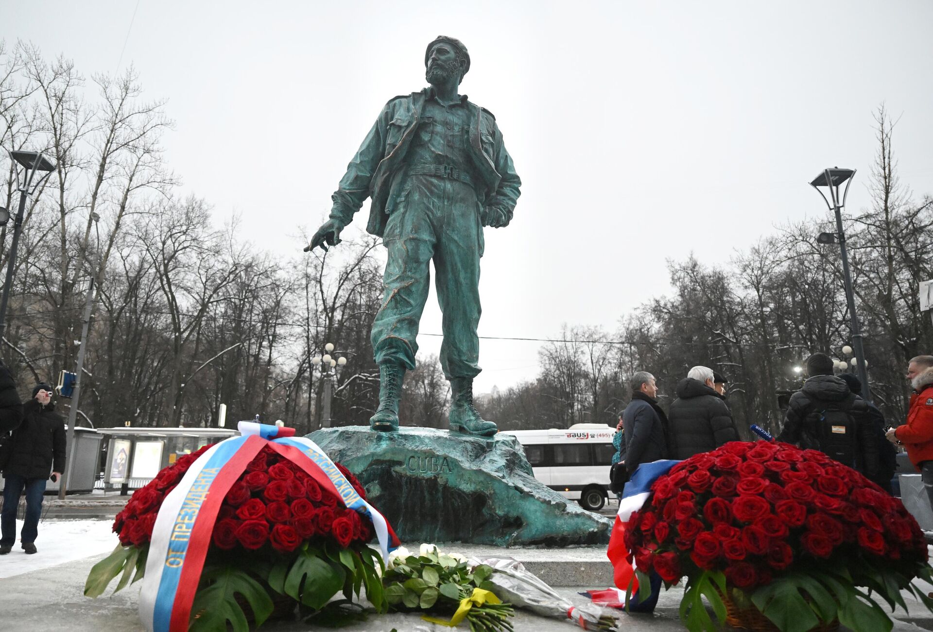 Памятник команданте Фиделю Кастро в Москве - Sputnik Беларусь, 1920, 22.11.2022