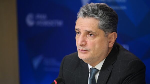 Старшыня праўлення Еўразійскага банка развіцця, куратар Фонду лічбавых ініцыятыў ЕАБР Тыгран Саркісян - Sputnik Беларусь