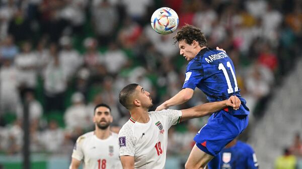 Матч между сборными США и Ирана на ЧМ по футболу в Катаре - Sputnik Беларусь