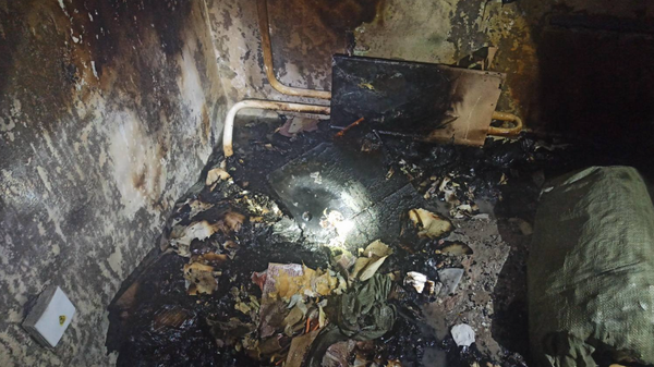 Пожар в общежитии на улице Гурского - Sputnik Беларусь