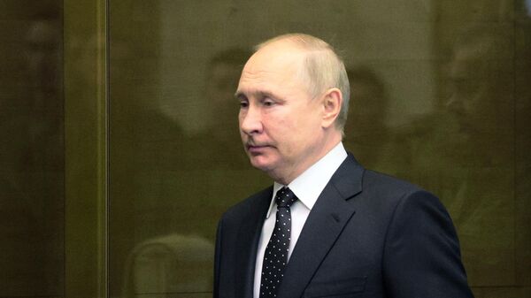 Президент РФ В. Путин посетил объединённый штаб родов войск, задействованных в СВО - Sputnik Беларусь