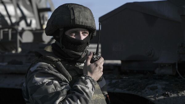 Военнослужащий Вооруженных сил РФ, задействованный в специальной военной операции  - Sputnik Беларусь