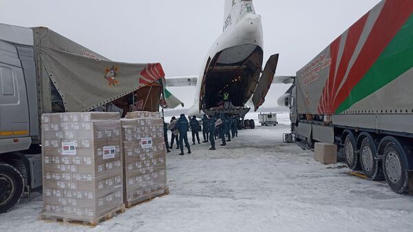 Отправка гуманитарного груза в Пакистан - Sputnik Беларусь