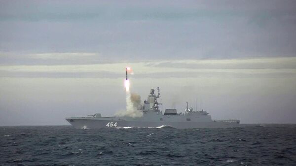 Запуск ракеты Циркон с фрегата Адмирал Горшков в Баренцевом море - Sputnik Беларусь