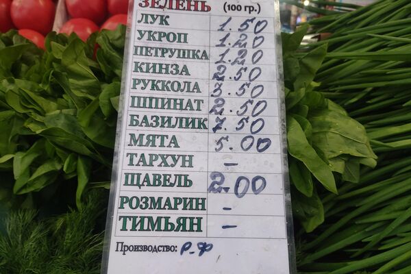 Цены на Комаровке на выходные 24-25 декабря  - Sputnik Беларусь