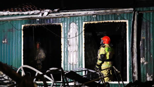Пожар в доме престарелых в Кемерове - Sputnik Беларусь