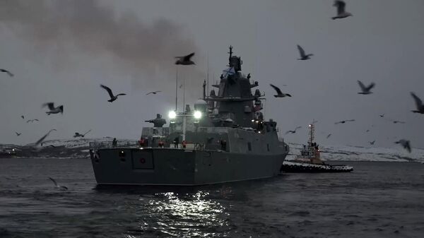 Вооруженный Цирконами фрегат Адмирал Горшков отправился в поход ― видео - Sputnik Беларусь