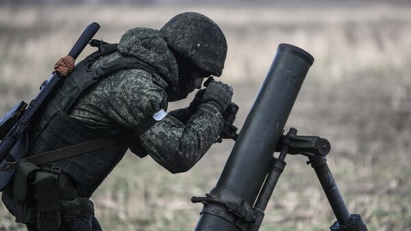Работа бойцов на передовой в зоне спецоперации - Sputnik Беларусь