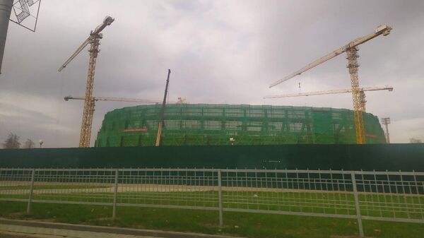 Строительство Национального футбольного стадиона в Минске - Sputnik Беларусь