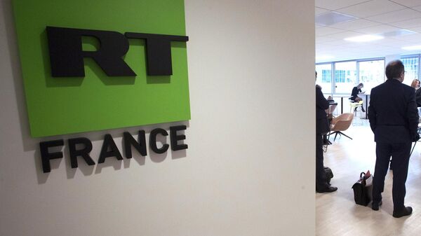 Офис телеканала RT France в Париже - Sputnik Беларусь