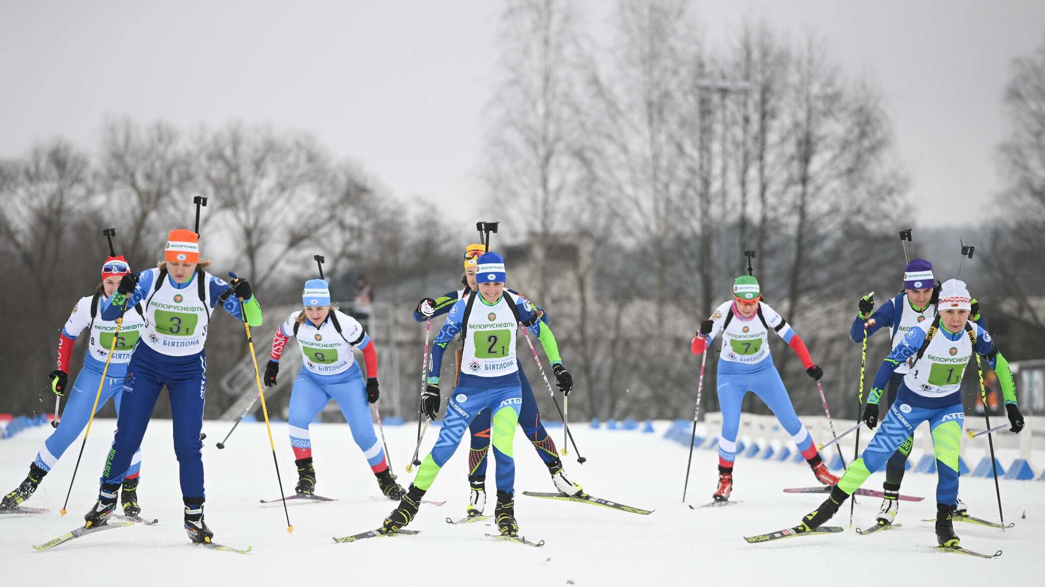 Гонка чемпионов биатлон