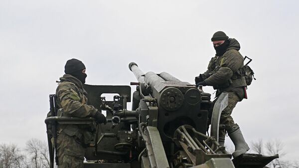 Работа артиллерии на сватовском направлении - Sputnik Беларусь