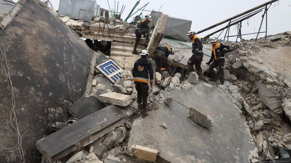 Разрушения после землетрясения в сирийской Сармаде   - Sputnik Беларусь