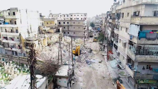 Алеппо в руинах после землетрясения в Сирии ― видео с дрона - Sputnik Беларусь