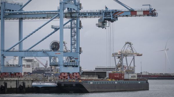 Работа порта в Роттердаме - Sputnik Беларусь