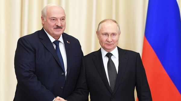 Президент РФ В. Путин встретился с президентом Беларуси А. Лукашенко - Sputnik Беларусь