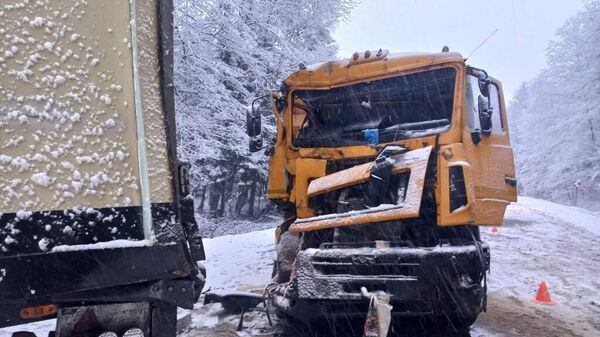 Сотрудники МЧС спасли пассажира грузовика, пострадавшего в ДТП  - Sputnik Беларусь