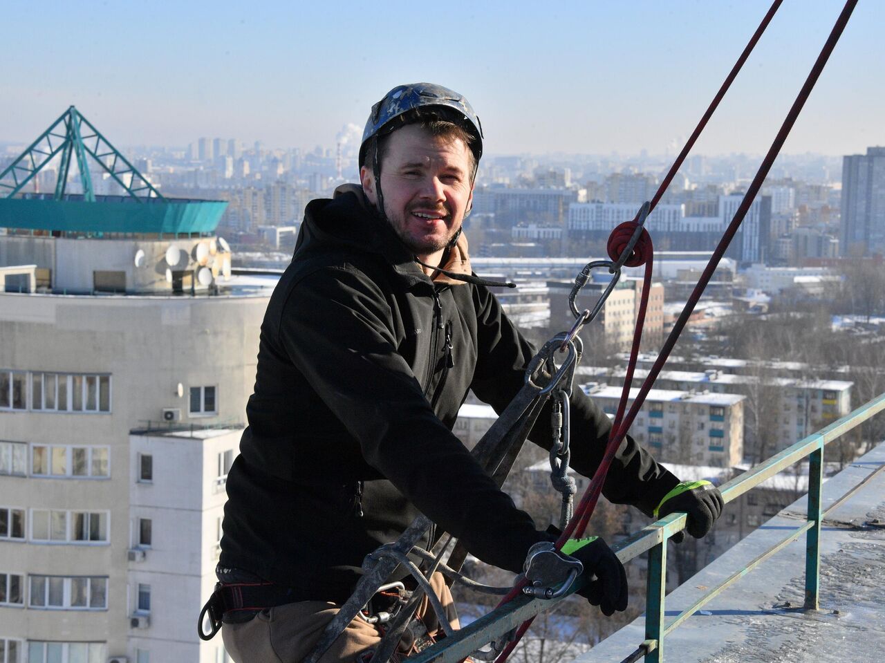 Один день из жизни промышленного альпиниста