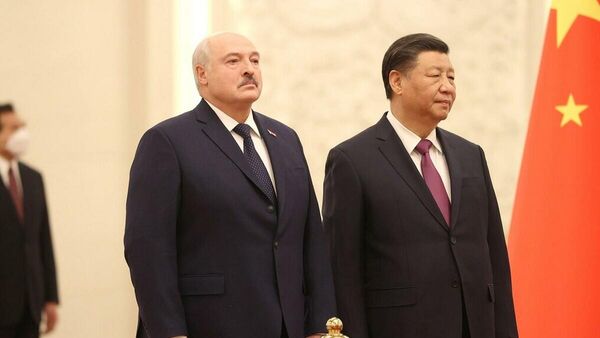 Встреча президента Беларуси Александра Лукашенко и председателя КНР Си Цзиньпина  - Sputnik Беларусь