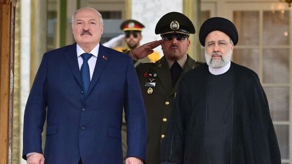 Переговоры президента Беларуси Александра Лукашенко с президентом Ирана Эбрахимом Раиси  - Sputnik Беларусь