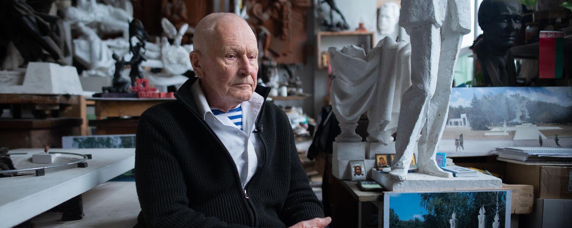 Узяў за аснову храм і званы: аўтар Хатыні аб стварэнні мемарыяла – відэа - Sputnik Беларусь, 1920, 22.03.2023