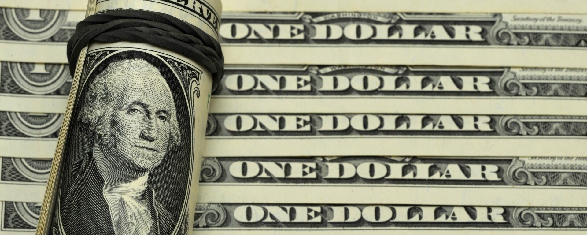 Банкноты наміналам 1 долар ЗША - Sputnik Беларусь, 1920, 07.06.2024