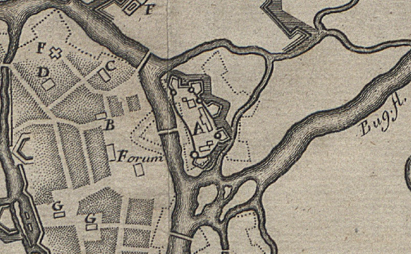 Фрагмент гравюры Дальберга Осада Бреста 1657 - Sputnik Беларусь