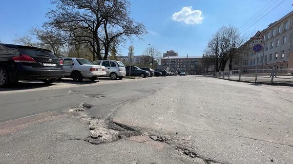 Разбитые дороги, архивное фото - Sputnik Беларусь