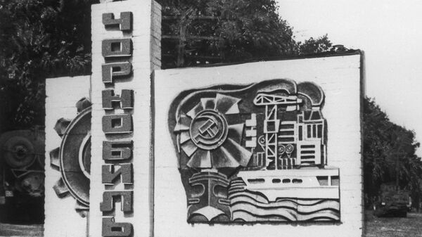 Въезд в город Чернобыль, архивное фото - Sputnik Беларусь