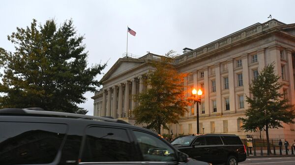 Здание министерства финансов США в Вашингтоне - Sputnik Беларусь