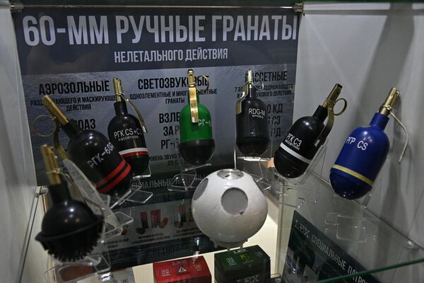 Экспозиция ручных гранат. - Sputnik Беларусь