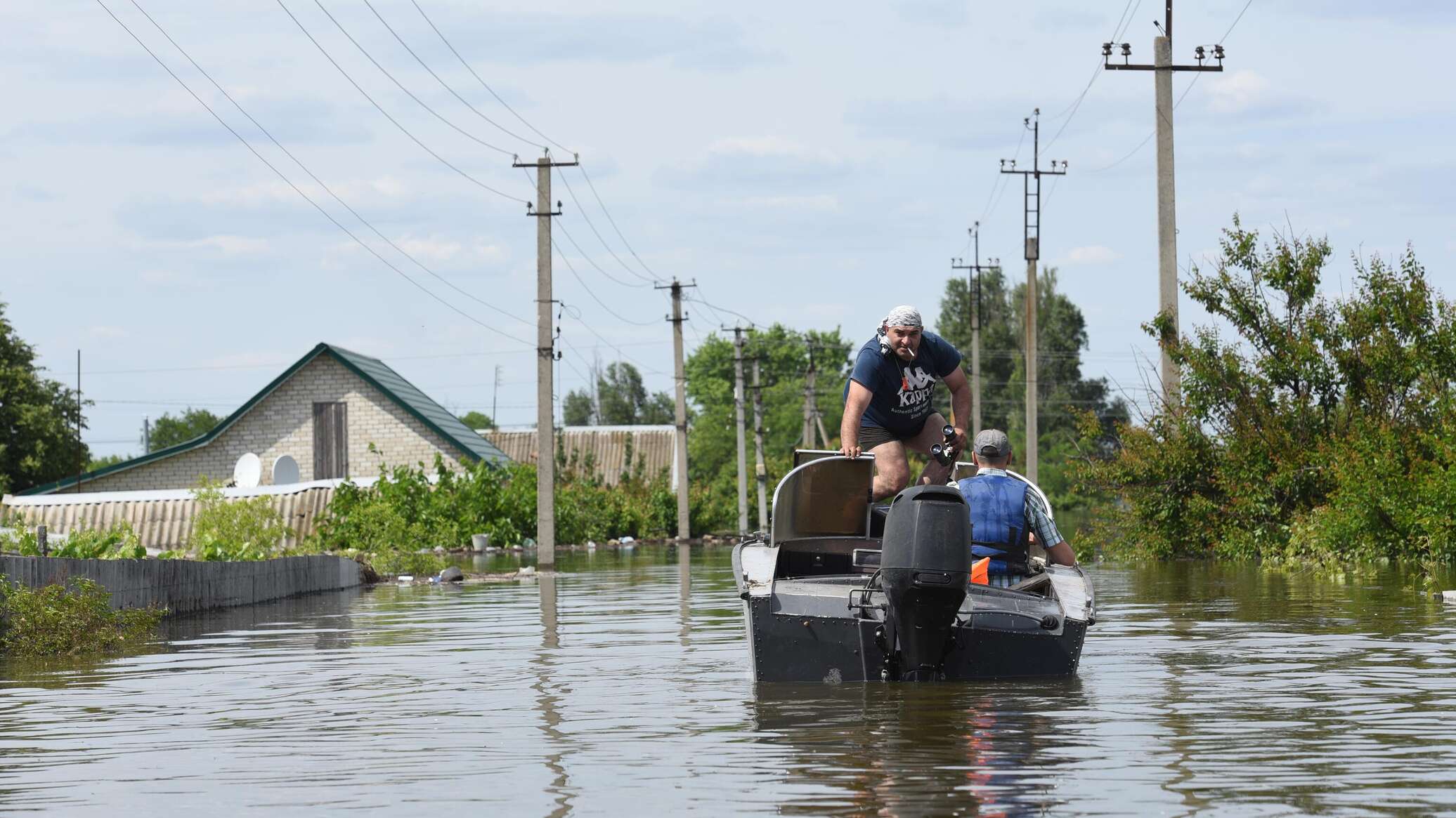 Вода сошла с улиц Новой Каховки, затопленной после разрушения Каховской ГЭС  - 11.06.2023, Sputnik Беларусь