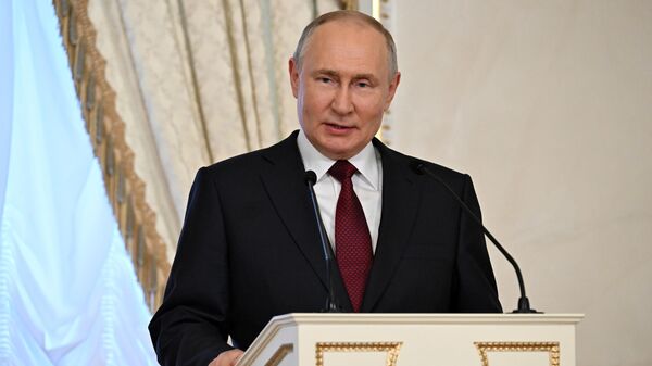 Встреча Владимира Путина с делегацией африканских стран по Украине - Sputnik Беларусь