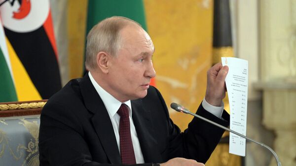 Президент РФ Владимир Путин принял лидеров ряда африканских государств - Sputnik Беларусь