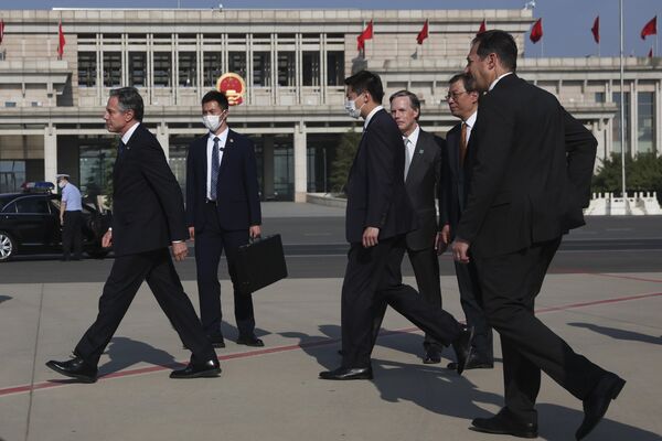 Это первая за пять лет поездка госсекретаря США в Китай. - Sputnik Беларусь