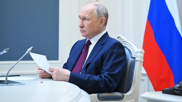 Президент РФ В. Путин принял участие в заседании Совета глав государств – членов ШОС - Sputnik Беларусь