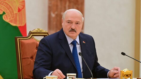 Александр Лукашенко на встрече с представителями зарубежных и белорусских СМИ - Sputnik Беларусь