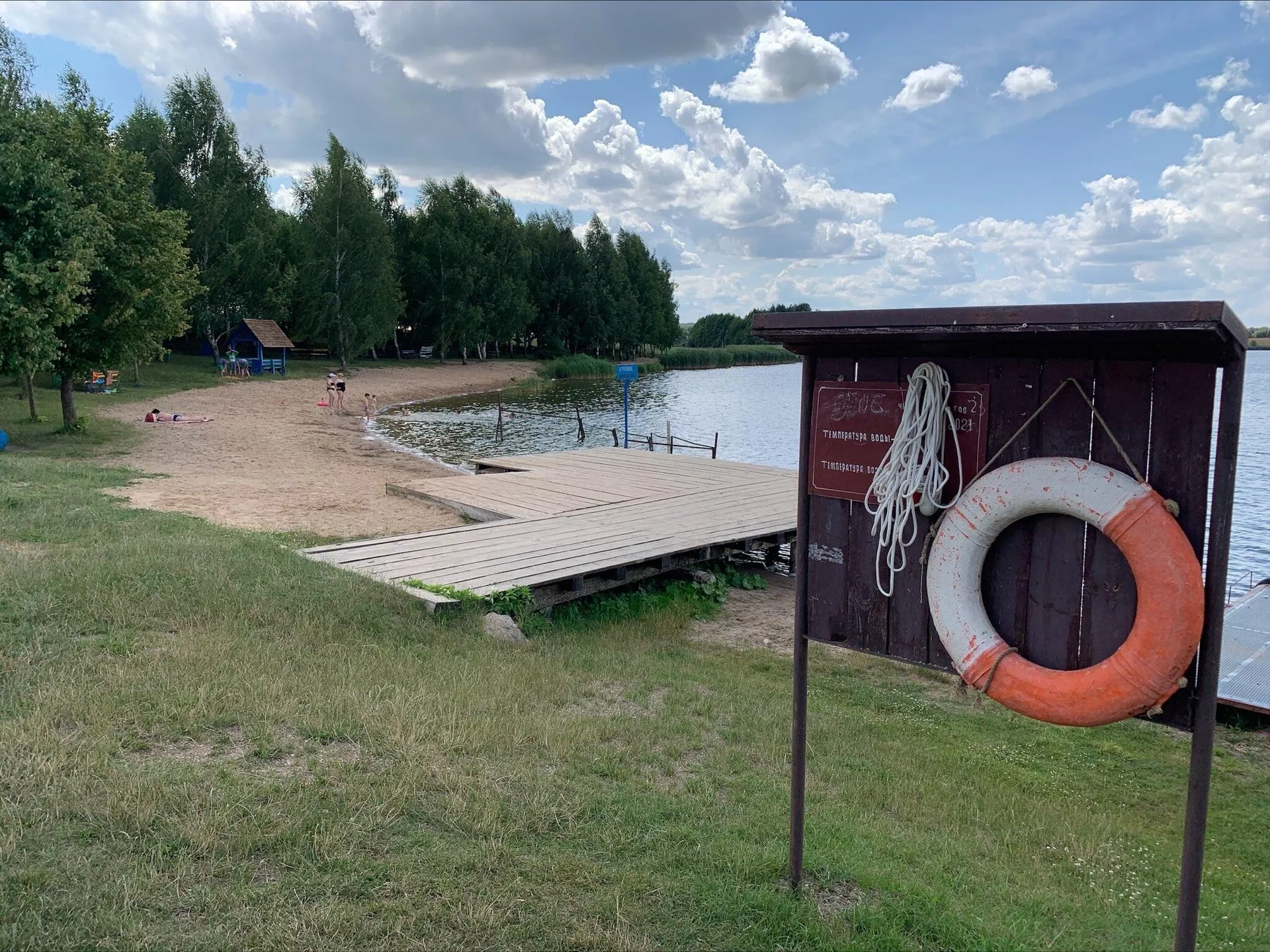 Озеро в деревне Луцковляны - Sputnik Беларусь, 1920, 10.07.2023